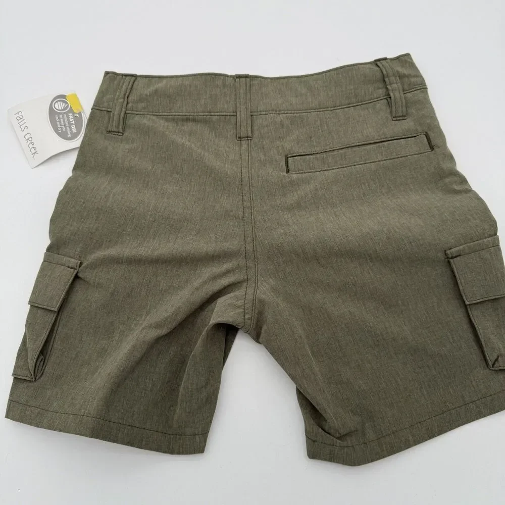 Shorts‎ Hybrid Boy Sz XS 5 Fast Dri Moisture Wicking Adjustable Waist Pocket -2